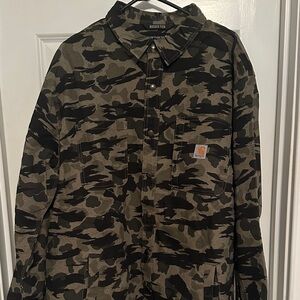 Carhartt Men's Rugged Camo Shirt Jacket